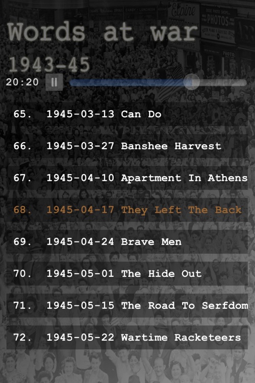 Words at War, 1943-1945