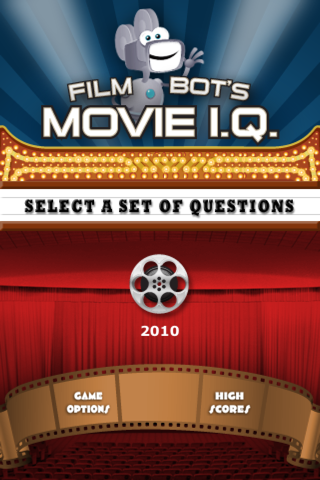 film bot's movie i.q. - 2010 (free) iphone screenshot 1