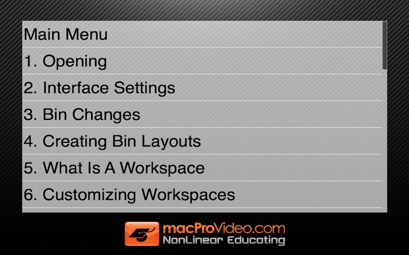 course for media composer 6 100 - what's new in media composer 6 iphone screenshot 3