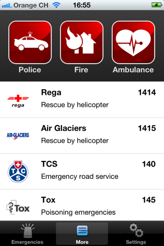 EmergenSwiss app screenshot 3