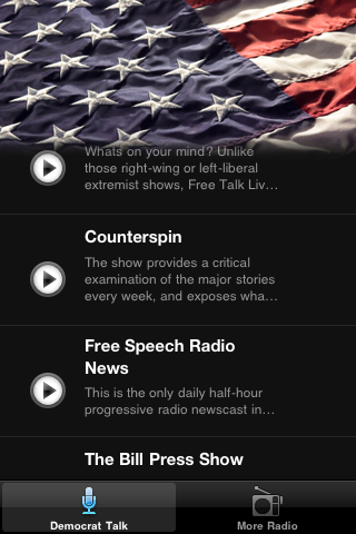 Democrat Talk Radio FM - News from the Left screenshot 4