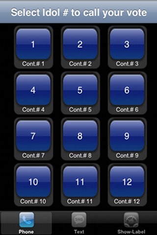 Oneclick-Idol app screenshot