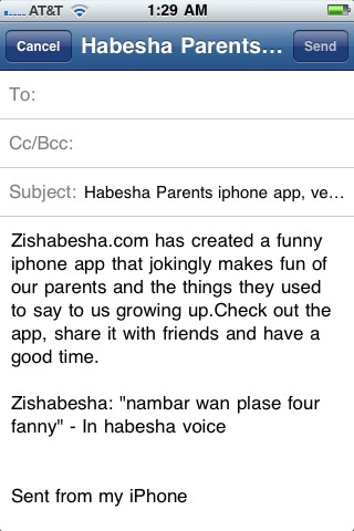 Habesha Parent iPhone screenshot