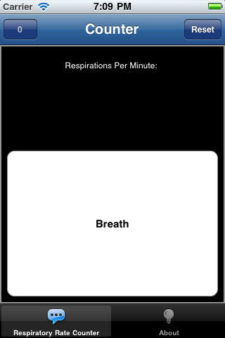 RespCount iPhone screenshot