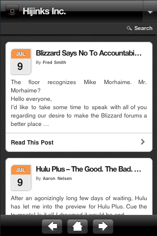 Hijinks Inc. for iPhone iPhone screenshot