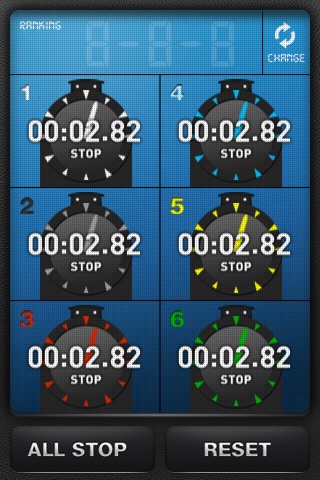 展示ストップウオッチ