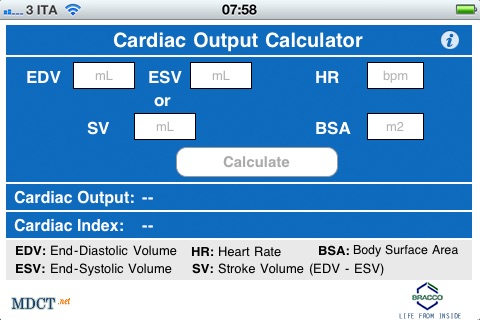 Cardiac Output Calculator