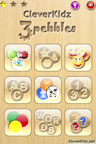 3pebbles app screenshot