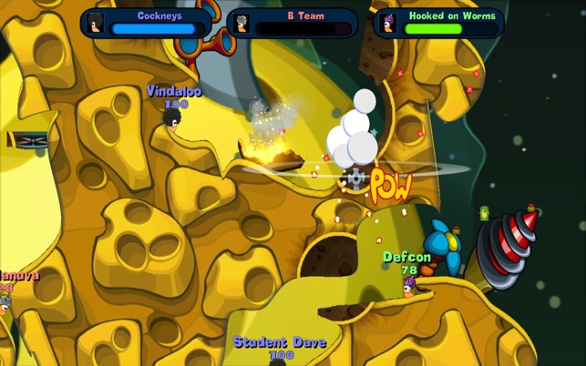 ‎Screenshot dell'edizione speciale di Worms