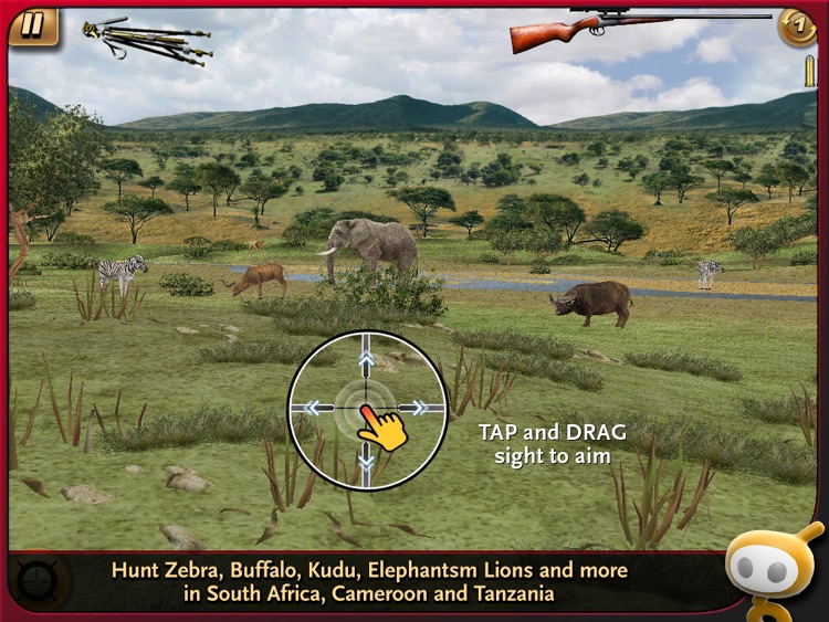 Deer Hunter: African Safari for iPad by Glu Games Inc