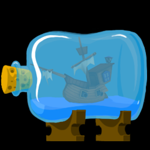 Bottled Pirate Ship