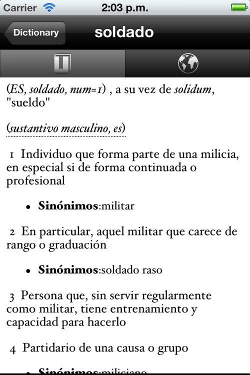 Spanish Dictionary Free