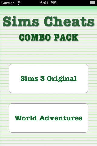 Cheats for Sims 3 and Sims World Adventures (Combo Pack)