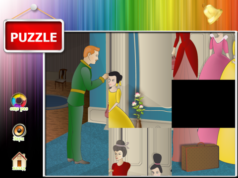 Скриншот из Sliding Puzzle Cinderella - Imagination Stairs