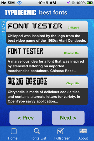Best Fonts TD screenshot 2