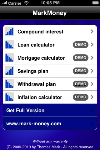 Compound Interest Calculator ✭ powered by MarkMoney ✭