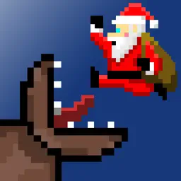Super Mega Worm Vs Santa app icon