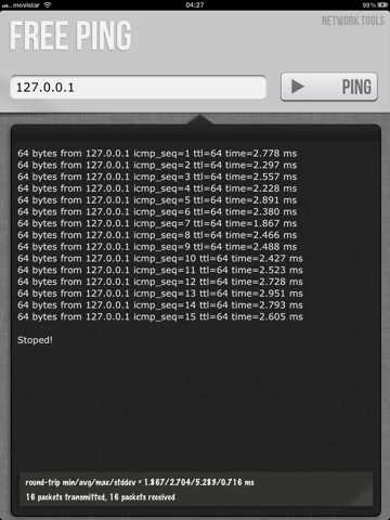 Screenshot #4 pour Free Ping