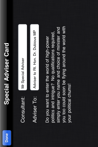 Special Adviser app screenshot 2