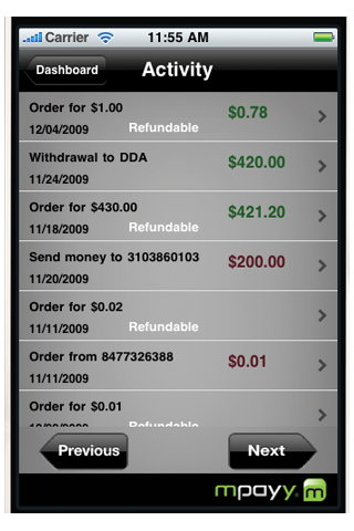 mPayy Mobile Payments screenshot 5