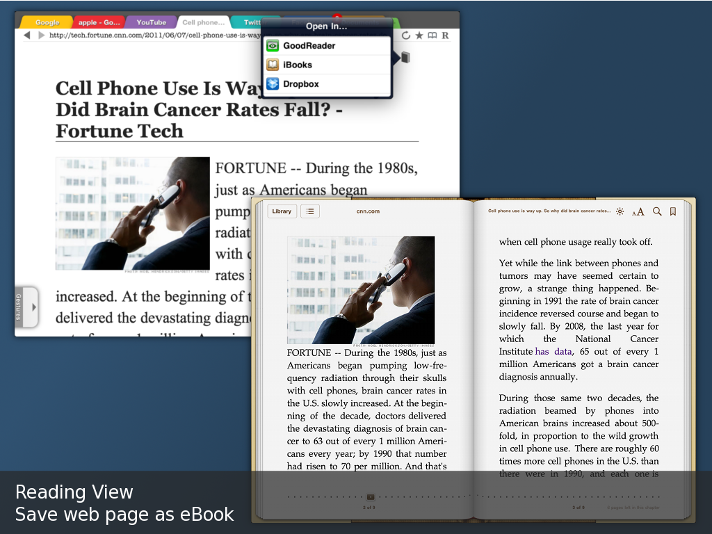 CloudSurfer Free (Web Browser) screenshot 3