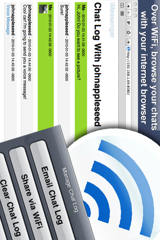 Screenshots of iMessenger - Real Communication for iPhone for iPhone