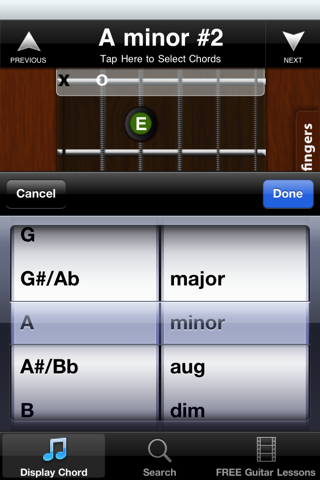 Guitar Chord Library Lite screenshot 2