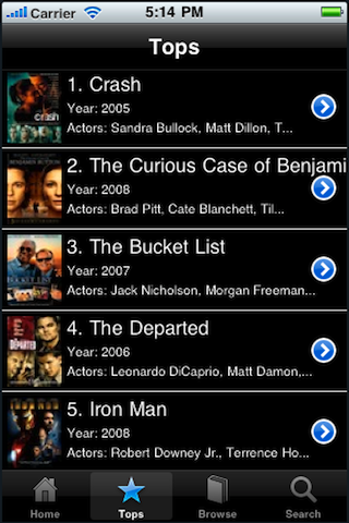 iTrack Movies screenshot 2