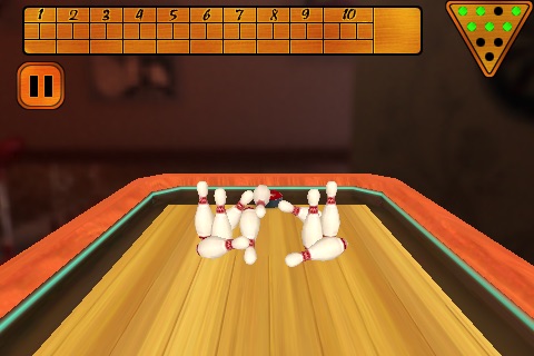 3D Shuffle Board Bowling