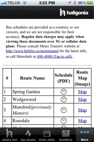 Halifax News: haligonia.ca iPhone screenshot 5 - News app