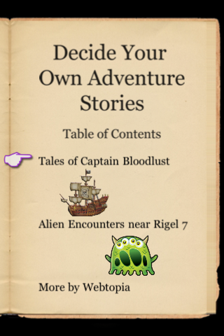 decide your own adventure stories iphone screenshot 1