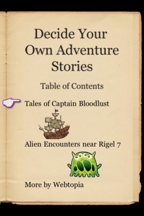 Decide Your Own Adventure Stories