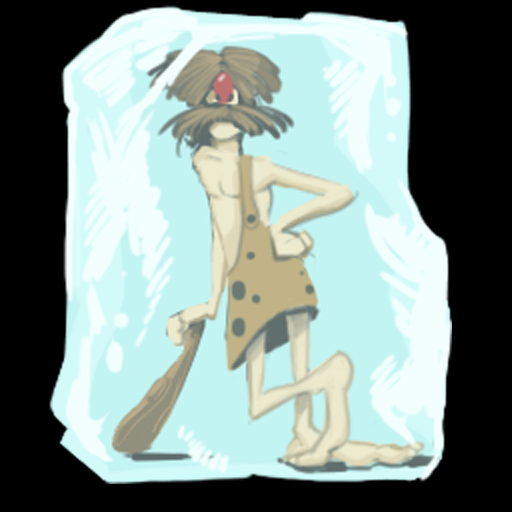 Frozen Caveman