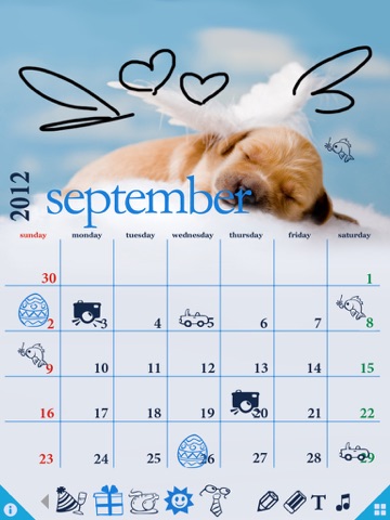 Calendar 2012 HD screenshot 2