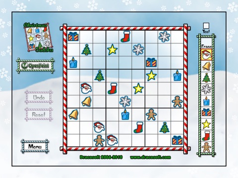 Xmas Sudoku Free iPad screenshot 1 - Games app