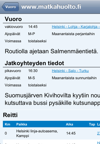 Screenshot 4 of LinjaAutot App