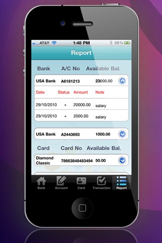 Bank & Credit Card Tracking HD Lite screenshot-4