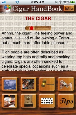 Cigar HandBook for cigar lovers