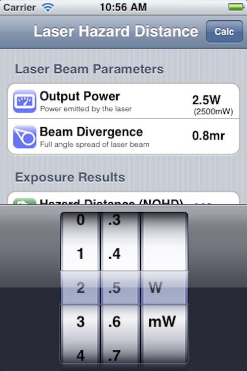 Laser Hazard Distance