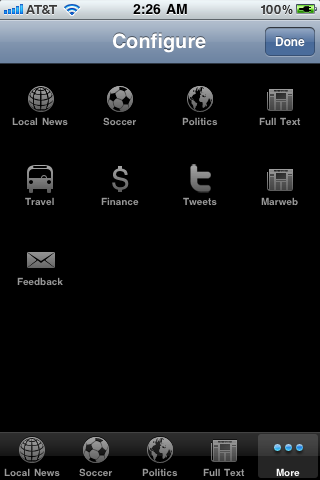 App screenshot