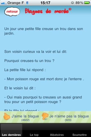 BlaguesdeM app screenshot 3