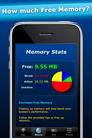 Disk Space & Memory Usage for iOS - FREEのおすすめ画像1