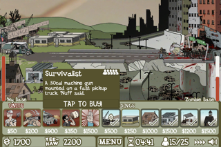 zombie trailer park iphone screenshot 2