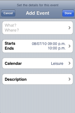 g-Cal Screenshot