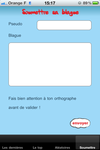 App screenshot