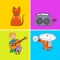 By using LookListenRec kids are entertained and learn a series of objects, animals, transportation vehicles and musical instruments