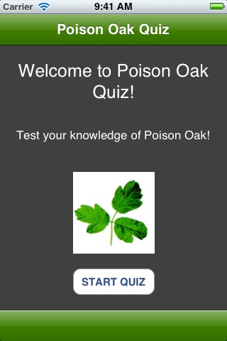 Poison Oak Quiz