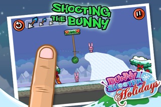 Bunny Shooter Christmas - a Free Game by the Best, Cool & Fun Gamesのおすすめ画像1