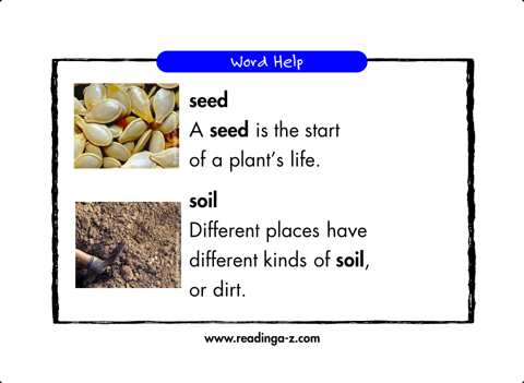 Screenshot #6 pour A Seed Grows - LAZ Reader [Level G–first grade]