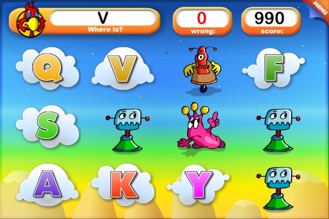 ABC - Letters, Numbers, Shapes and Colors with Mathaliens screenshot-3